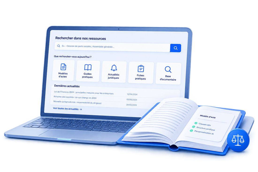 Rechercher dans les ressources juridiques VISIOacte